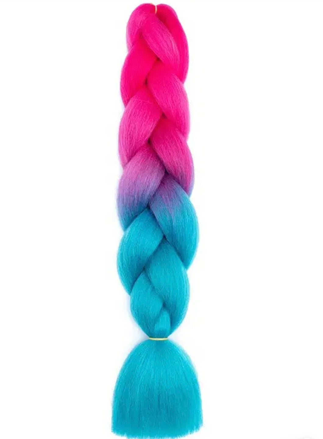 Aqua Pink Jumbo Mermaid Braid