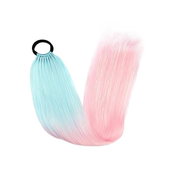 Cotton Candy Sparkle Unicorn Ponytail