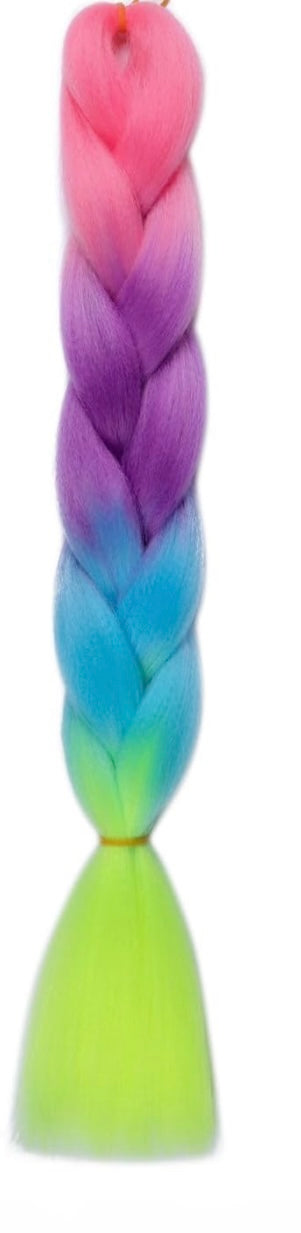 Pastel Unicorn Jumbo Mermaid Braid