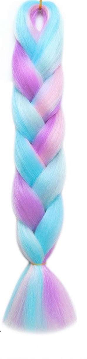 Cotton Candy Swirl Jumbo Mermaid Braid